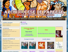 Tablet Screenshot of diocesedepapeete.com